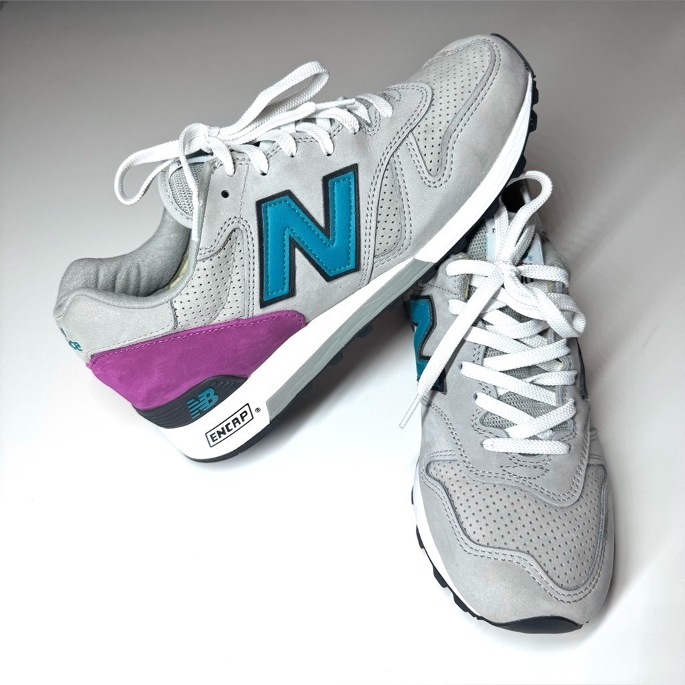 New Balance Men’s M1300DGR Connoisseur Painters Grey  Athletic Shoes  Size- 7